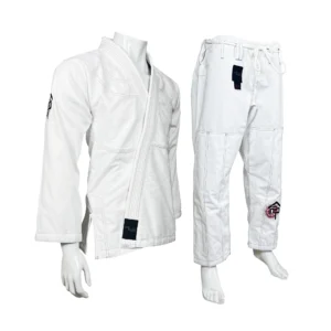 WHITE BRAZILIAN JIU JITSU GI UNIFORM - 450GSM