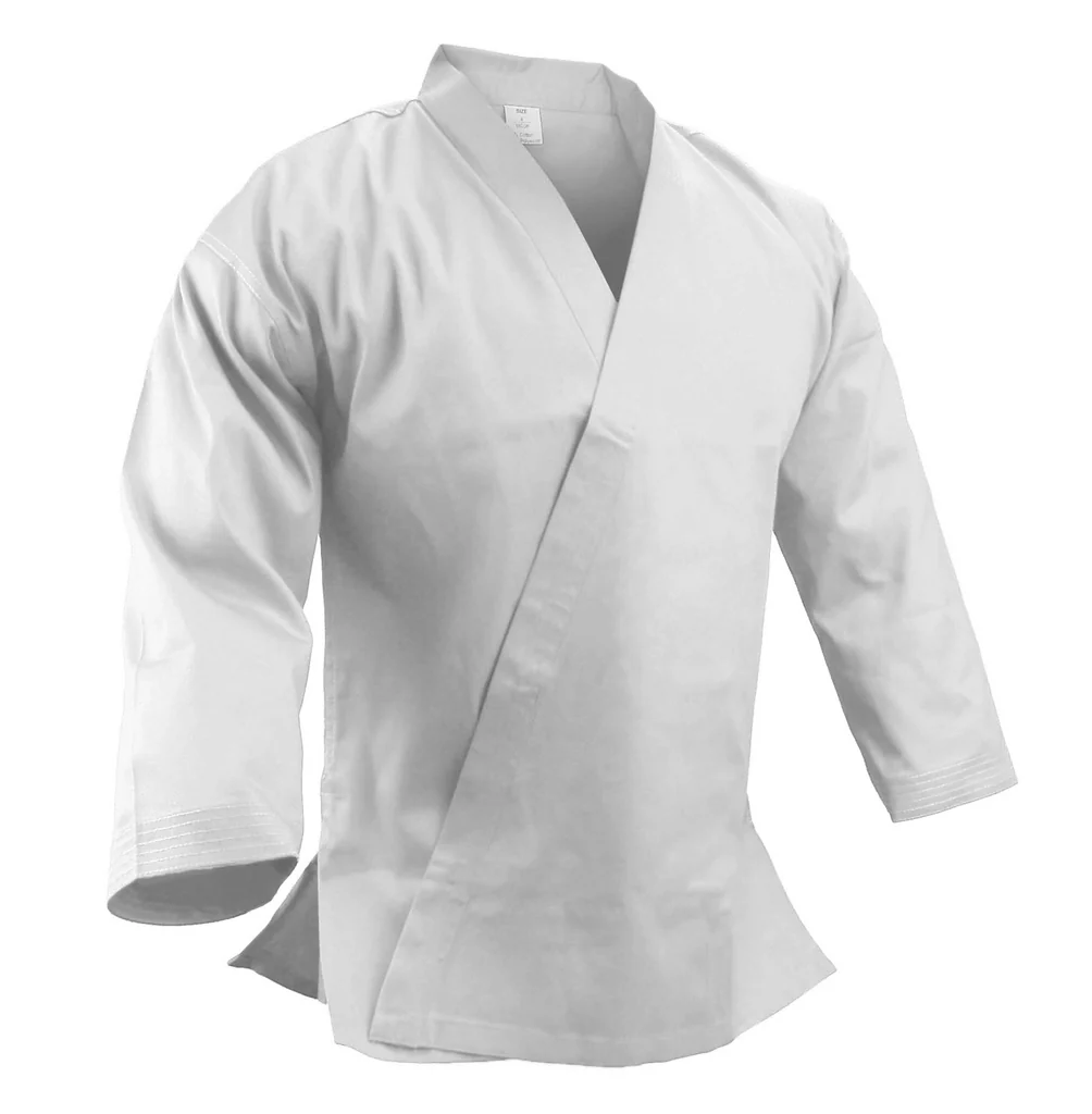 white-karate-jacket White karate jacket for martial arts practice