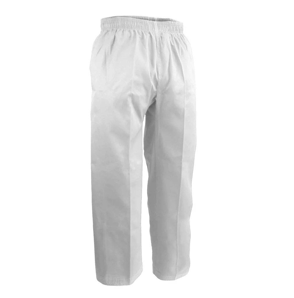 white-karate-pants White karate training pants for martial arts uniform