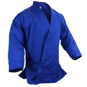 Traditional Blue 100% Cotton Karate Gi with Matching Pants